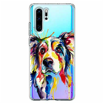 Etui na telefon Huawei P30 Pro, Watercolor pies  - EtuiStudio