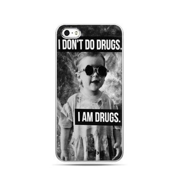 Etui na telefon, iPhone 5, I don`t do drugs I am drugs - Etui Studio
