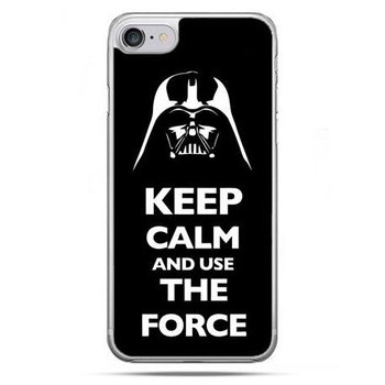 Etui na telefon, iPhone 8, Keep calm and use the force - Etui Studio