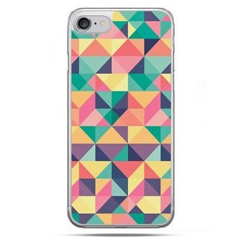Etui na telefon, iPhone 8, kolorowe trójkąty - Etui Studio