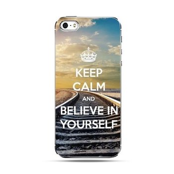 Etui na telefon, iPhone SE, Keep Calm and Believe in Yourself - EtuiStudio