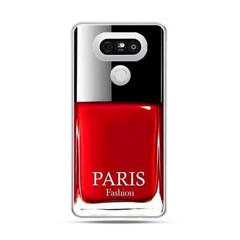 Etui na telefon LG G5, lakier do paznokci czerwony - EtuiStudio