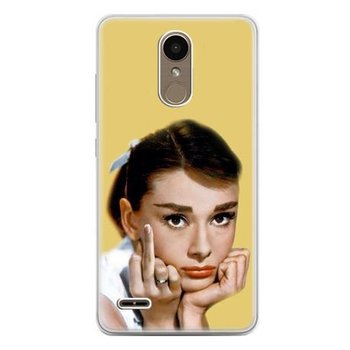 Etui na telefon LG K10 2017, Audrey Hepburn Fuck You - EtuiStudio