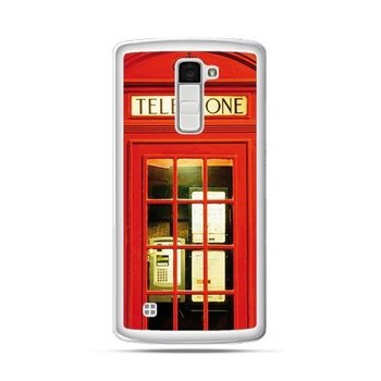 Etui na telefon LG K10, czerwona budka telefoniczna - EtuiStudio