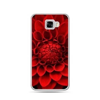 Etui na telefon Samsung Galaxy C7, czerwona dalia - EtuiStudio