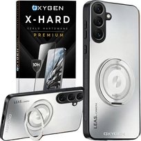 Etui na telefon Samsung Galaxy S26 Białe Oxygen LeaS MAGSafe + Szkło Hartowane X-HARD OXYGEN