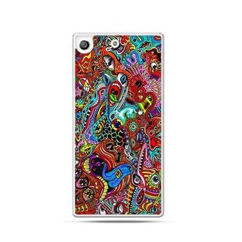 Etui na telefon Sony Xperia M5, kolorowy chaos - EtuiStudio