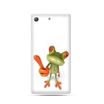 Etui na telefon Sony Xperia M5, śmieszna żaba - EtuiStudio