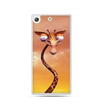 Etui na telefon Sony Xperia M5, śmieszna żyrafa - EtuiStudio