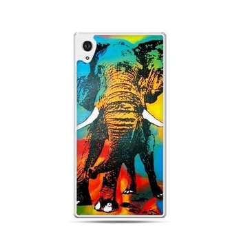 Etui na telefon Sony Xperia XA, kolorowy słoń - EtuiStudio