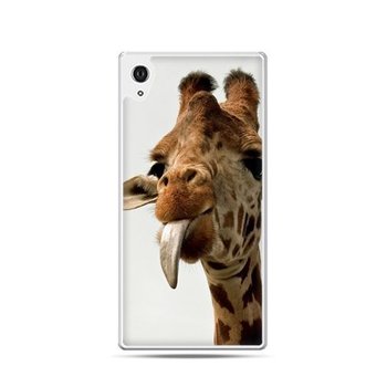Etui na telefon Sony Xperia XA, żyrafa z językiem - EtuiStudio