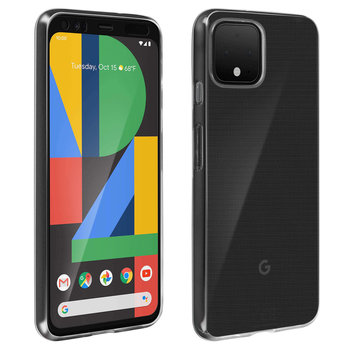 Etui na tył i szkło hartowane na ekran do Google Pixel 4 – czarne - Avizar