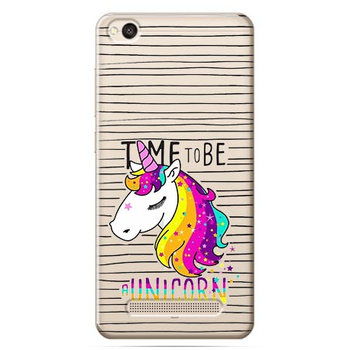 Etui na Xiaomi Redmi 4A - Time to be unicorn - Jednorożec. - EtuiStudio