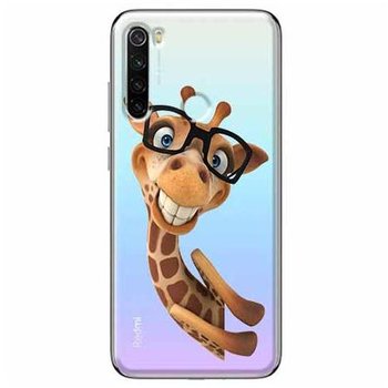 Etui na Xiaomi Redmi Note 8T - Żyrafa w okularach. - EtuiStudio