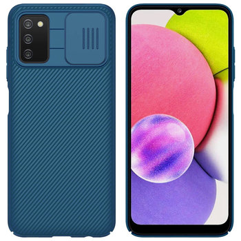 Etui Nillkin CamShield do Samsung Galaxy A03s EU (Niebieskie) - Nillkin