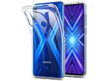 Etui obudowa case do Honor 9X silikonowe przezroczyste - 4kom