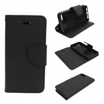 Etui Obudowa Pokrowiec Case do Apple iPhone 5 5S SE Fancy Diary czarne