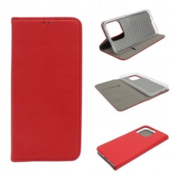 Etui Obudowa Pokrowiec Case do Honor X8A Smart Magnet czerwone - GSM-HURT