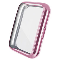 ETUI OCHRONNE 2w1 do Huawei Watch Fit 2  obudowa do zegarka nakładka case (Jasnoróżowe)