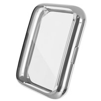 ETUI OCHRONNE 2w1 do Huawei Watch Fit 2  obudowa do zegarka nakładka case (Srebrne)