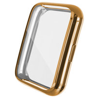 ETUI OCHRONNE 2w1 do Huawei Watch Fit 2  obudowa do zegarka nakładka case (Złote)