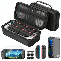 Etui Ochronne do Nintendo Switch 2 Zestaw Folia Ochronna Nakładki na Guziki nieznany producent