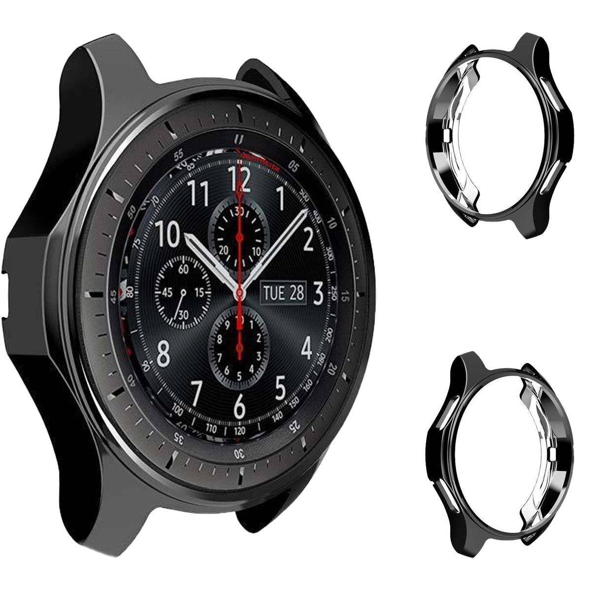 Фото - Чохол і плівка для смартгодинників Etui ochronne do Samsung Galaxy Watch 46mm Czarne