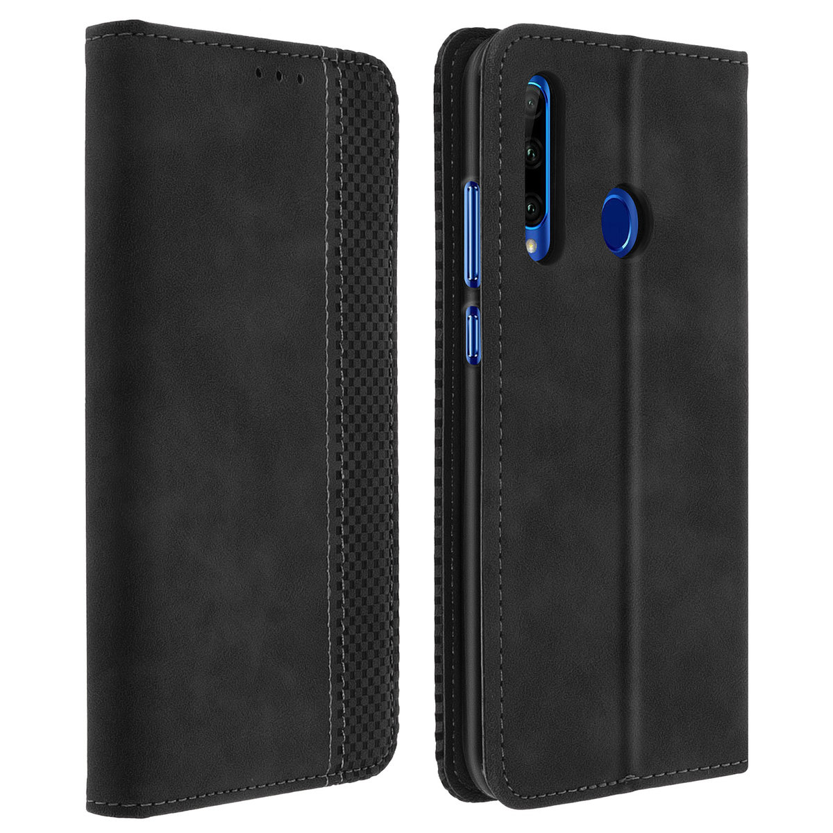Moex Collana Per Cellulare Honor 20 Lite / 20e - Custodia In Silicone Trasparente Con Cinturino Regolabile Fino A 155 Cm, Blu