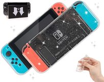 ETUI OCHRONNE NA NINTENDO SWITCH JOY CON BEZBARWNE Z BROKATEM BŁYSZCZĄCE nieznany producent