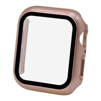 Etui ochronne OCIODUAL w kolorze różowego złota do Apple Watch 4-5-6-SE (40mm) ze szkłem hartowanym - OCIODUAL