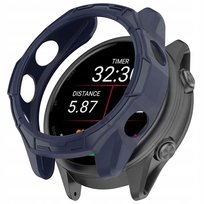 Etui Ochronne Silikonowe do Garmin Forerunner 970 Koperta 47mm Granatowe