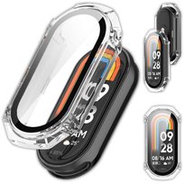 Etui ochronne + szkło 2w1 Vanfone do Xiaomi Mi Smart Band 8/9, przezroczysty