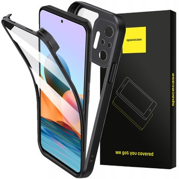 ETUI PANCERNE BEETLE 360° CASE PRZÓD I TYŁ OBUDOWA POKROWIEC REDMI NOTE 10 PRO CZARNY - Spacecase