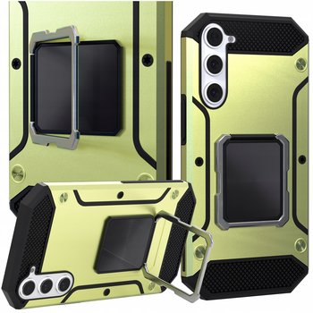 Etui Pancerne Do Samsung Galaxy S23 (Zielone, Plecki, Armor, Ring, Case) - Hello Case