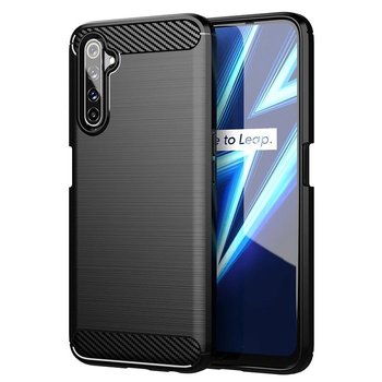 Etui Pancerne Karbon Realme 6 Pro Czarny - Bestphone