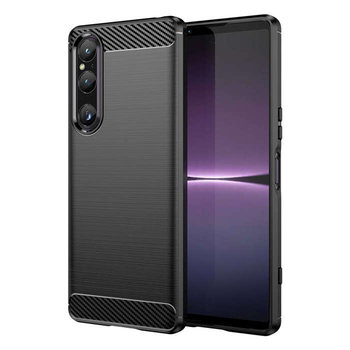 Etui Pancerne KARBON Sony XPERIA 1 V czarny - Bestphone