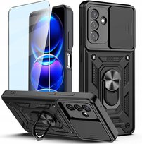 ETUI PANCERNE SLIDE DO SAMSUNG A16 4G / 5G +SZKŁO Samsung