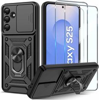 ETUI PANCERNE SLIDE DO SAMSUNG S25 + 2x SZKŁO