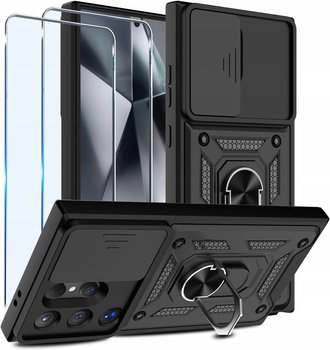 ETUI PANCERNE SLIDE DO SAMSUNG S25 ULTRA + 2x SZKŁO - Inny producent