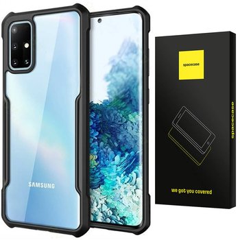 Etui Pancerne Spacecae Beetle Przezroczyste Plecki Case Pokrowiec Obudowa Galaxy A51 Czarny - SpaceCase