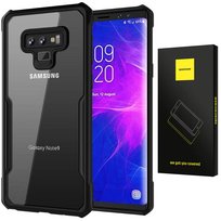 Etui Pancerne Spacecae Beetle Przezroczyste Plecki Case Pokrowiec Obudowa Galaxy Note 9 Czarny