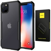Etui Pancerne Spacecae Beetle Przezroczyste Plecki Case Pokrowiec Obudowa Iphone 11 Pro Max Czarny Spacecase