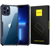 Etui Pancerne Spacecase Beetle Przezroczyste Plecki Case Pokrowiec Obudowa Iphone 13 Pro Czarny