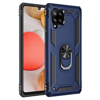 ETUI PANCERNE SPACECASE RING NX UCHWYT MAGNETYCZNY RING CASE OBUDOWA PLECKI GALAXY A42 5G NIEBIESKI - SpaceCase