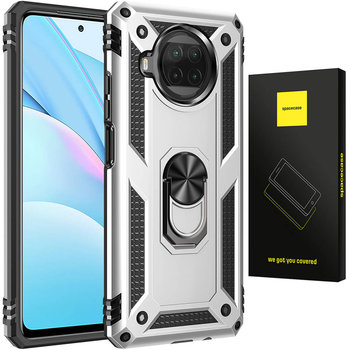 ETUI PANCERNE Spacecase RING NX UCHWYT MAGNETYCZNY RING CASE OBUDOWA PLECKI MI 10T LITE SREBRNY - Spacecase