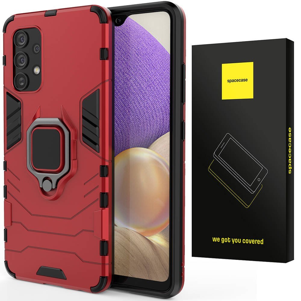 Etui Pancerne Spacecase X Ring Uchwyt Magnetyczny Uchwyt Ring Case Obudowa Plecki Galaxy A32 4g 1359