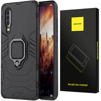 Etui Pancerne Spacecase X-Ring Uchwyt Magnetyczny Uchwyt Ring Case Obudowa Plecki Huawei P30 Czarny Spacecase