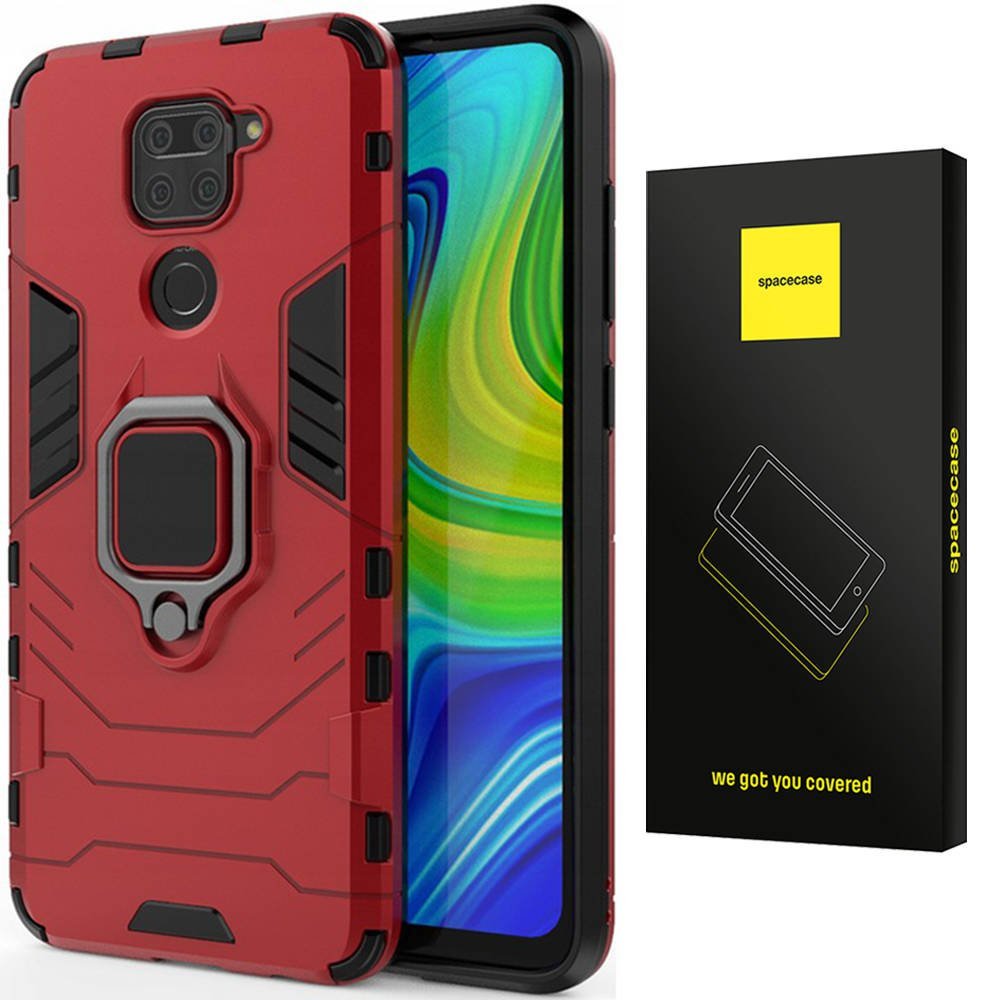 Etui Pancerne Spacecase X Ring Uchwyt Magnetyczny Uchwyt Ring Case Obudowa Plecki Redmi Note 9 6621