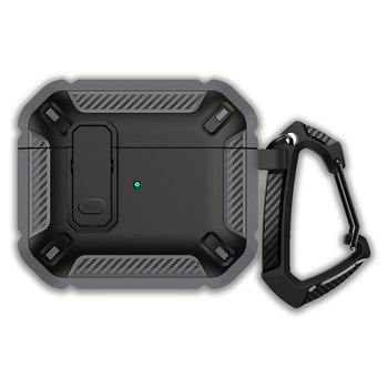 Etui pancerne Vanfone do Apple AirPods Pro 1/2, czarno-szary - Vanfone