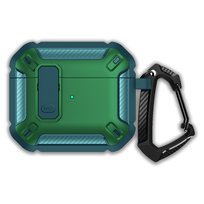 Etui pancerne Vanfone do Apple AirPods Pro 1/2, zielono-nefrytowy